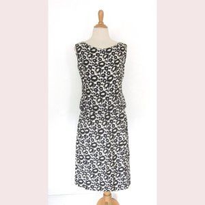 Brioni 2-Pc 100% Silk Floral Dress 6 Made in Italy